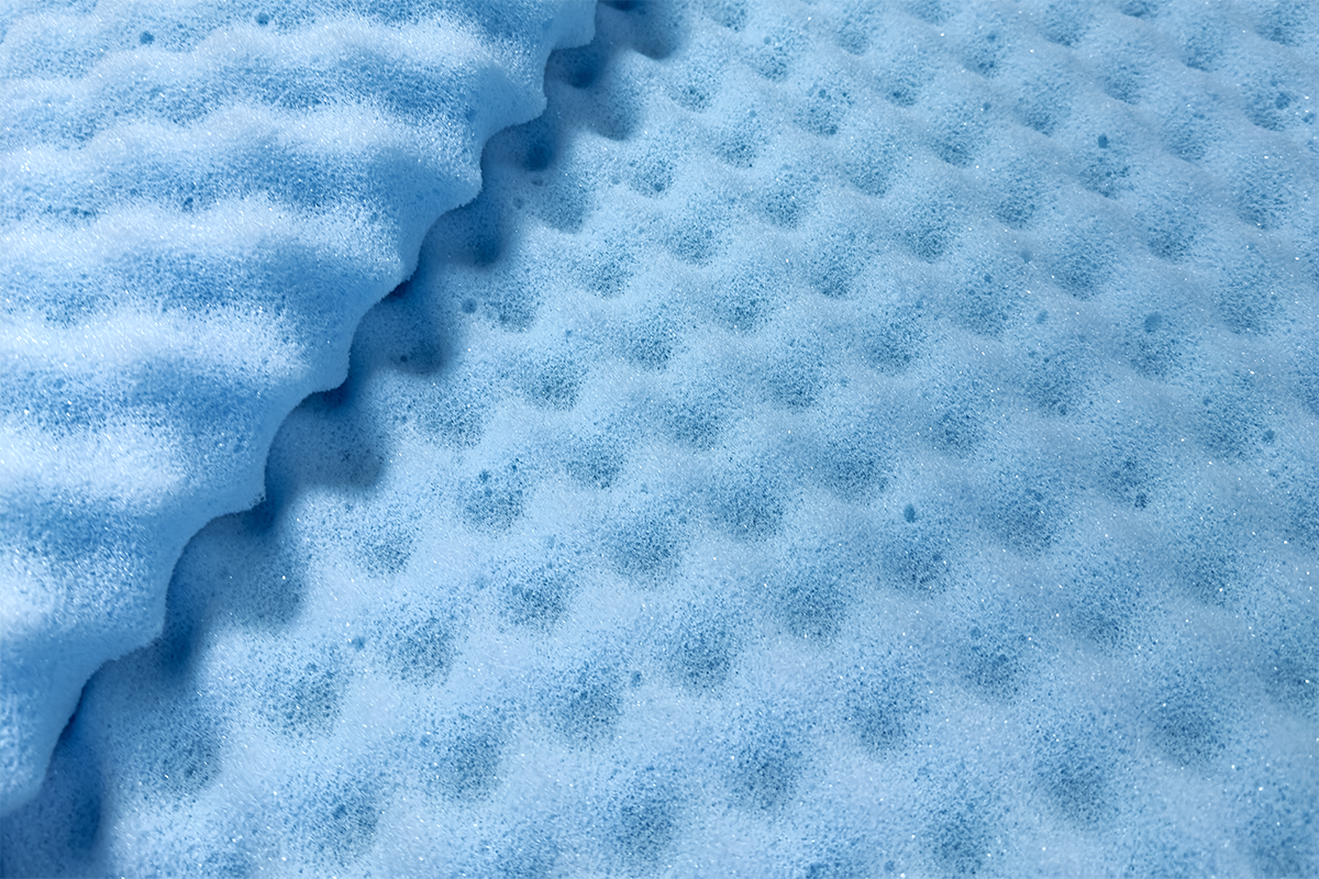 Watergel-4 Material Watergel®: Optionaler Frische-Kick für deine EvoPoreHRC® Matratze.